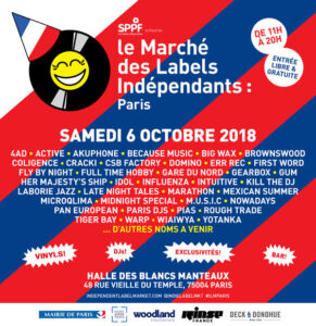 l'affiche 2018 du marche des labels independants