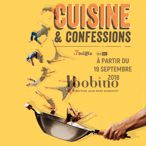 l'affiche 2018 du spectacle cuisine & confessions