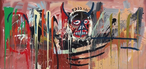 tableau "untitled" de Basquiat