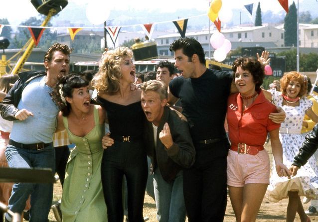 grease grease avec olivia newton-john et john travolta