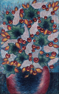 tableau feuilles, fleurs, fruits