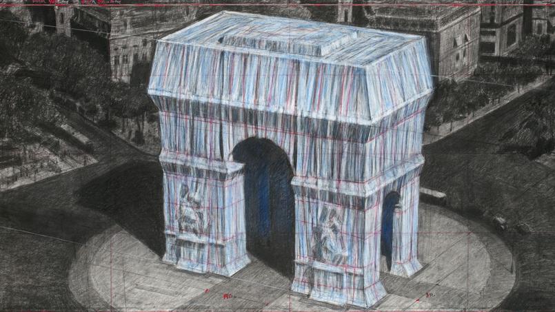 christo arc de triomphe