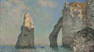 etretat par-delà les falaises