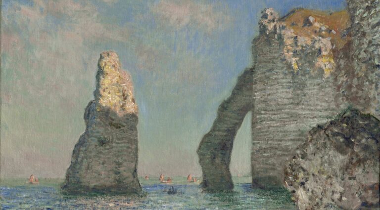 etretat par-delà les falaises